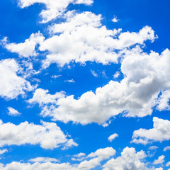 Wall Mural - clouds with blue sky background.