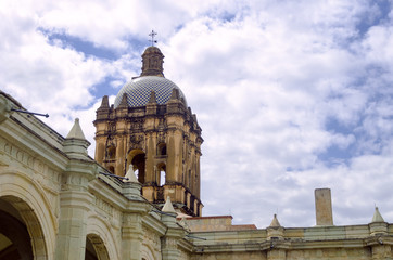 Canvas Print - Roof of the Santo Domingo Temple in Oaxaca