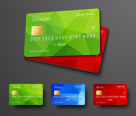 Design of a bank credit (debit) card.