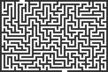 Vector labyrinth maze