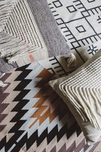 Modern Pattern Pillow And Rugs