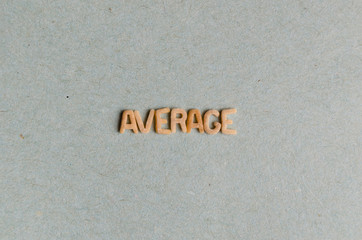 Poster - Average word