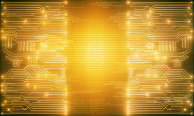 Poster - Bright circuit background