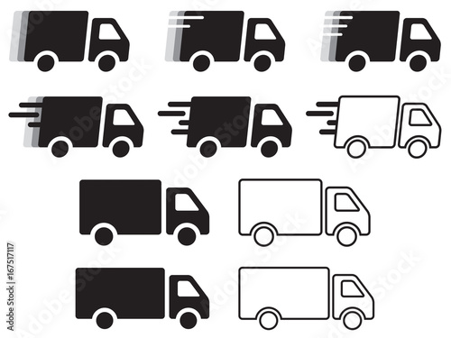 Camion De Livraison Icone Stock Vector Adobe Stock Camion De Livraison Icone Stock Vector Adobe Stock