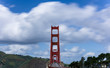 Puffy Clouds at the Golden Gate Bridge