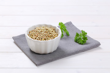 Poster - dry brown lentils