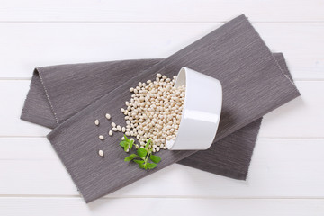 Poster - raw white beans