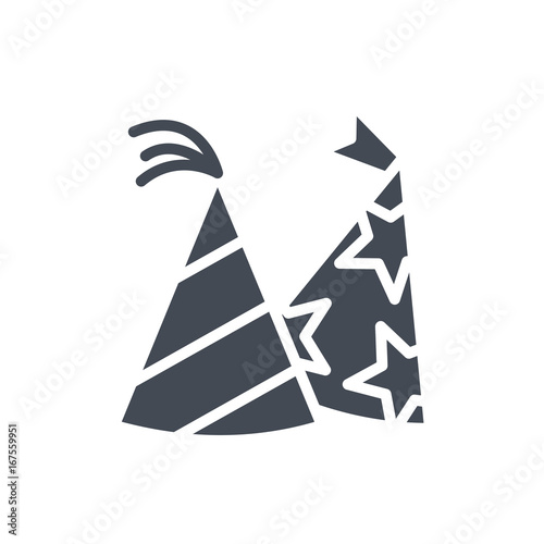 Download Party celebration silhouette icon hat - Buy this stock ...