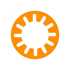 Poster - sun logo vector