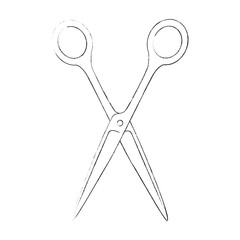 Wall Mural - Sewing scissor tool