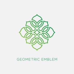 Wall Mural - Geometric logo