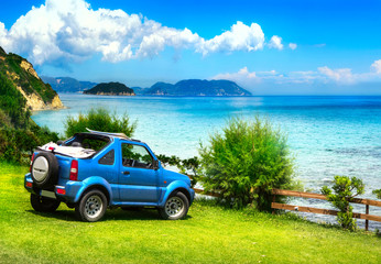 Wall Mural - Lovely view of the Ionian Sea. Zakynthos Island The Ionian Sea.