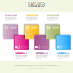 Wall Mural - Business Infographics design template illustration