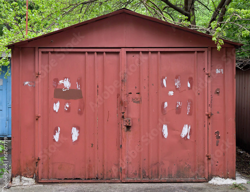 Metal Garage Barn Buy This Stock Photo And Explore Similar