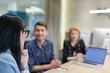 © .shock - Startup Business Team At A Meeting at modern office building