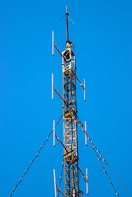 Antenna On Blue Sky