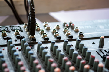 Audio control panel