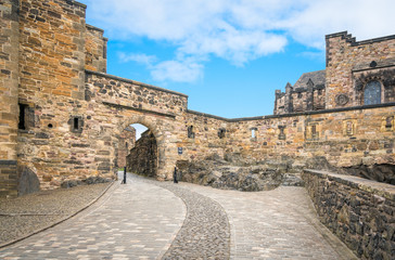 Wall Mural - Entrance to the Edinburgh Castle inner square, Scotland.