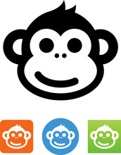 Smiling Monkey Icon