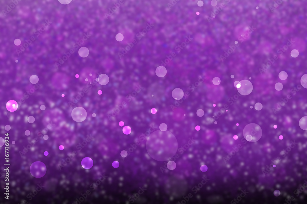 purple glitter background with bokeh lights, sparkling abstract ...