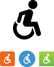 Wheelchair Icon - Illustration