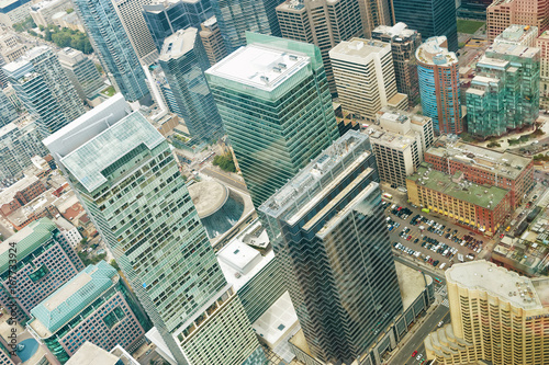 Zdjęcie XXL Widok z lotu ptaka Toronto śródmieście. Ontario, Kanada