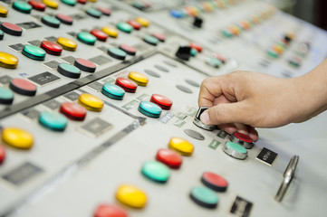 Hand and control panel board.