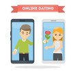 © inspiring.team - Online dating concept.