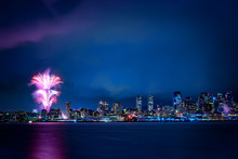 NYE 2017 Fireworks, Space Needle, Seattle