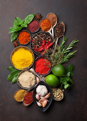 Poster - Various spices and herbs