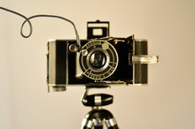 Close-up Of Vintage Camera