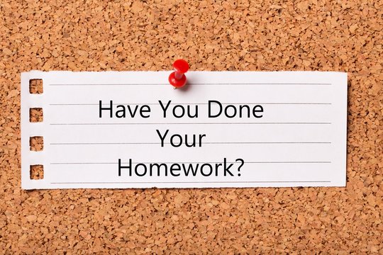 Homework.