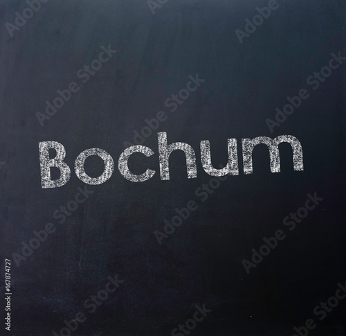 Bochum Stadt Tafel Schriftzug Buy This Stock Photo And Explore