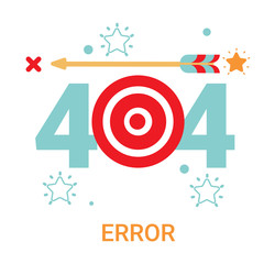 Poster - Error Icon 404 Not Found Broken Message