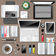 © sashazerg - Business workplace Top view work Accessories