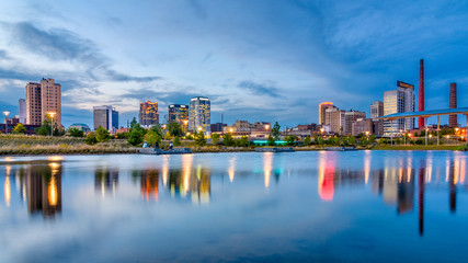 Fototapete - Birmingham, Alabama, USA downtown city skyline.