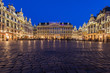 © AWL Images - Grand Place by night, Brussels, Belgium