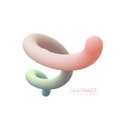 Poster - abstract 3d pastel stripe.