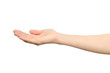 © Iurii - Woman's stretched hand with open palm
