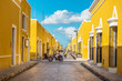 canvas print picture - Izamal, the yellow colonial city of Yucatan, Mexico