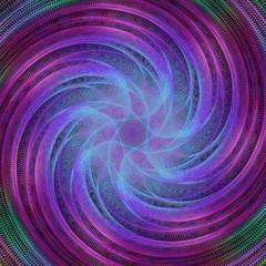 Poster - Abstract spiral fractal background