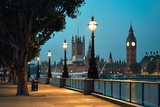Fototapeta Londyn - Big Ben and Houses of Parliament
