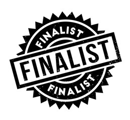 Wall Mural - Finalist rubber stamp. Grunge design with dust scratches. Effects can be easily removed for a clean, crisp look. Color is easily changed.