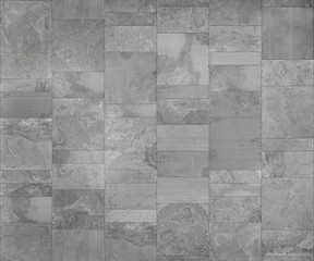 Slate tile ceramic, seamless texture light gray map for 3d graphics