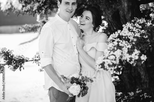 Black And White Art Photography Monochrome Hipster Couple Of