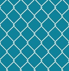  Rabitz seamless pattern. Mesh netting ornament. Mesh fence background