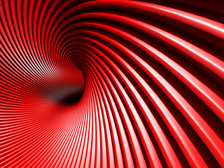 Wall Mural - abstract spiral stripe pattern tunnel background