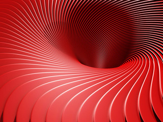 Wall Mural - abstract spiral stripe pattern tunnel background