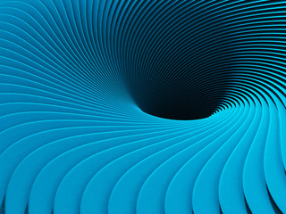 Wall Mural - Abstract Architecture Tunnel Waves Stripes Background