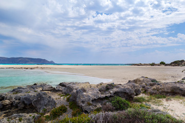 Wall Mural - Elafonissi beach on Crete, Greece